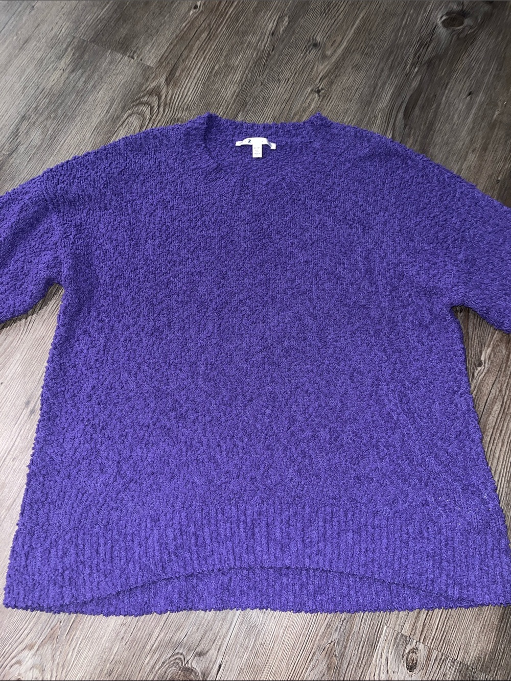 SEVEN7 Bouclé Crewneck Sweater